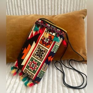 Colorful Patterned Crossbody Bag- from Egypt - NWOT